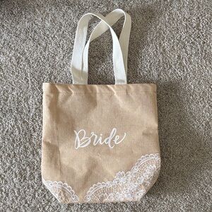 Bride Tan Tote Bag